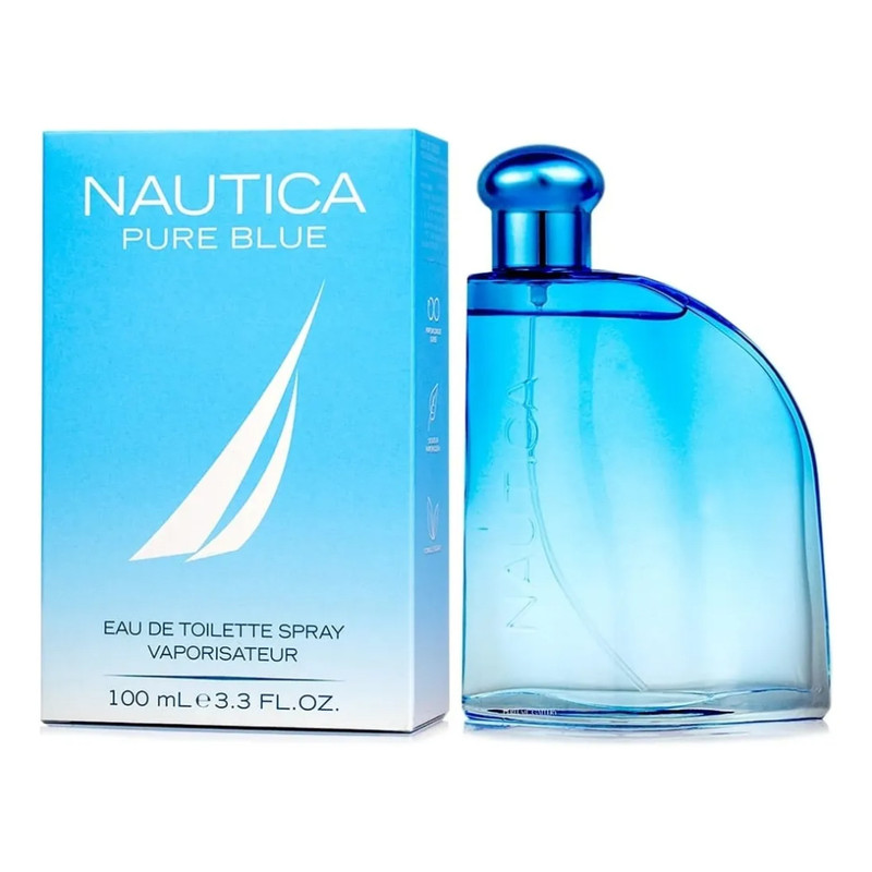 Nautica Pure Blue Men 3.3 Edt Sp