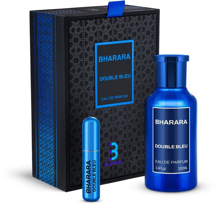 Bharara Double Bleu Pour Homme 3.4 O.z Edp