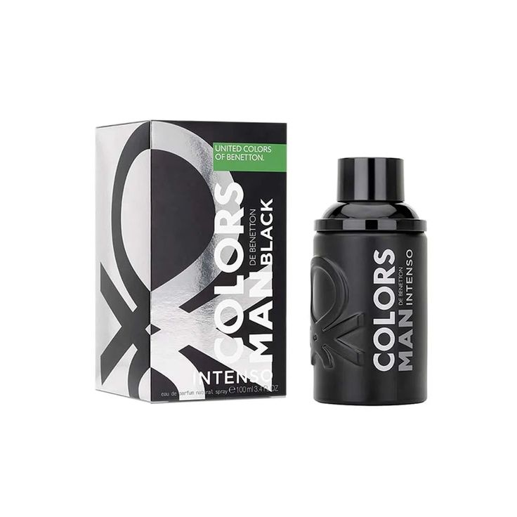 Beneton Colors Black Intense Men 3.4 Oz Edp 