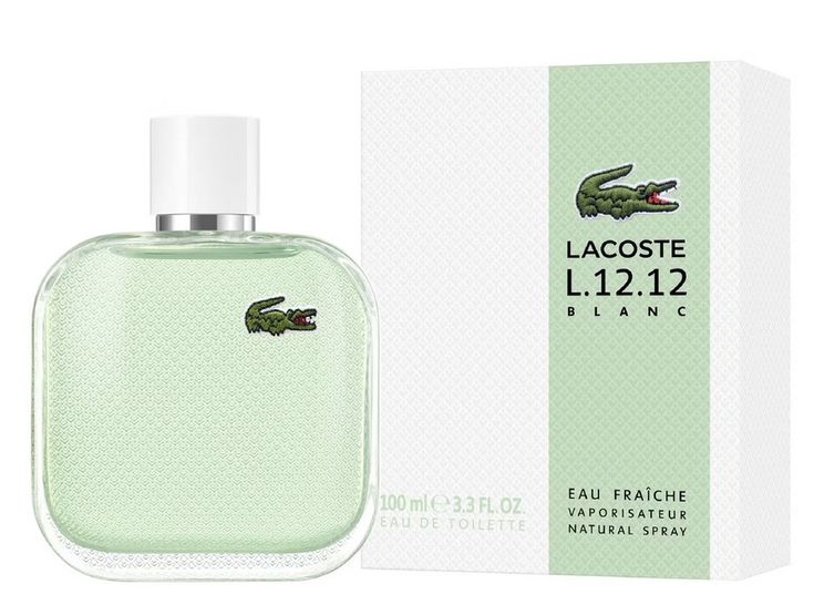 Lacoste L.12.12 Blanc Eau Fraiche Men 3.4 Oz Edt Sp 