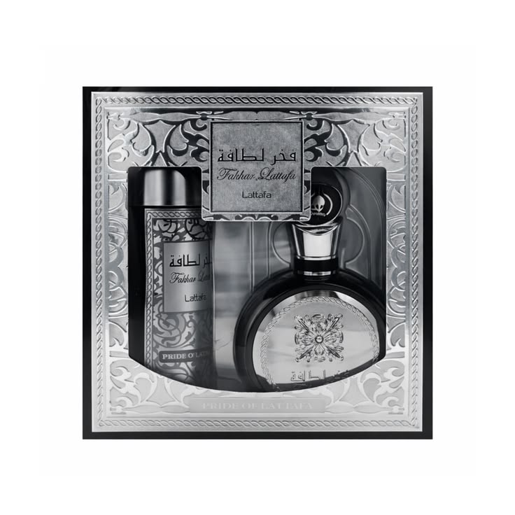Set Lattafa Fakhar Men ( 2 Pc ) 3.4 Oz Edp Sp / 6.8 Oz Body Spray
