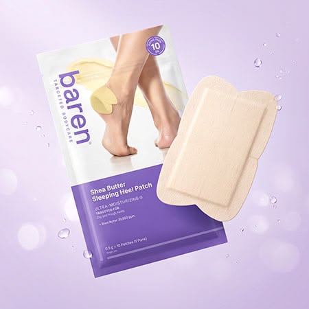 Baren Shea Butter Sleeping Heel Patch (2EA) 