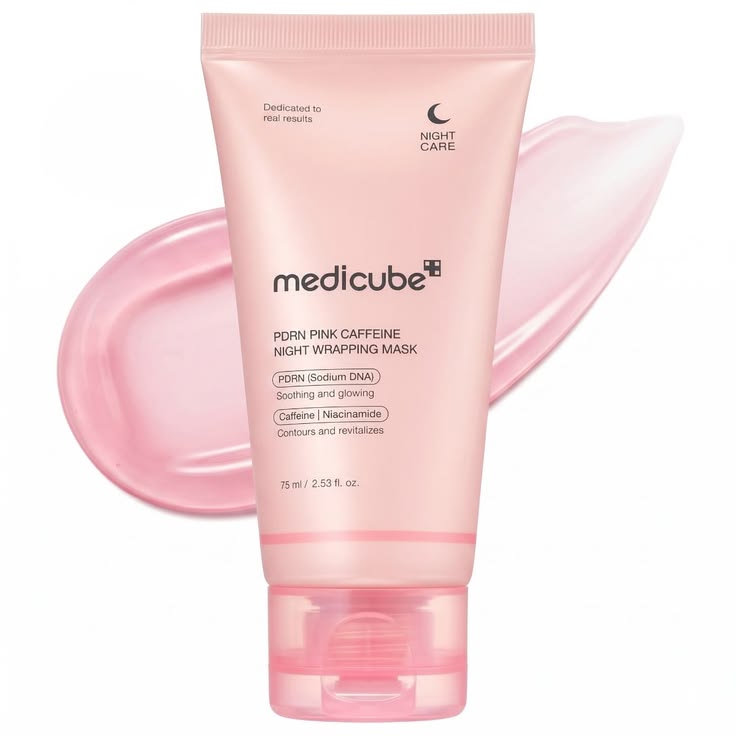 Medicube PDRN Pink Caffeine Night Wrapping Mask 75ml 