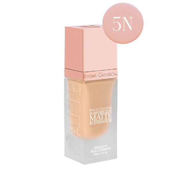 Beauty Creations Flawless Stay Matte Foundation 5N 30mL