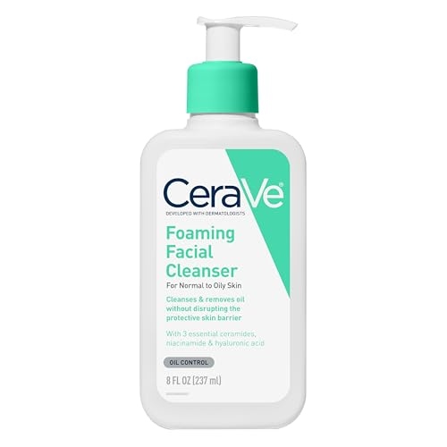 CeraVe Foaming Facial Cleanser Ceramides, Niacinamide 8 Oz