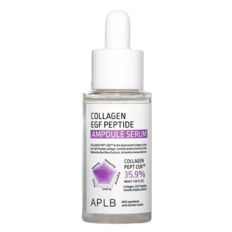 Aplb Collagen Egf Peptide Ampoule Serum 40 Ml