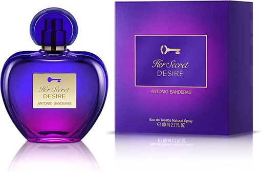 Antonio Banderas Her Secret Desire Women 2.7 Oz Edt
