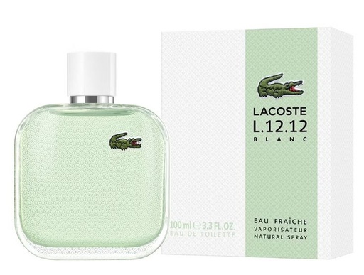 Lacoste L.12.12 Blanc Eau Fraiche Men 3.4 Oz Edt Sp 