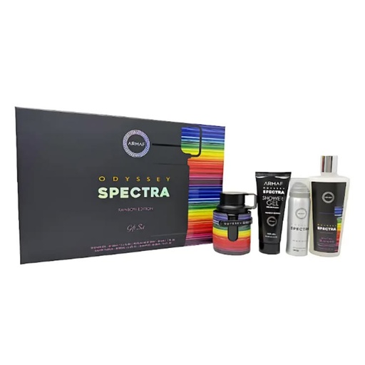 Set Armaf Odyssey Spectra Men (4 Pc) 3.4 Oz Edp Sp / 3.4 Oz Sg / 8.4 Oz Shampoo / 1.7 Oz Body Spray