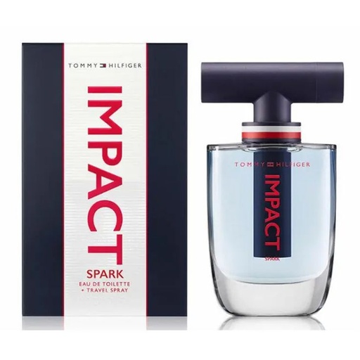 Tommy Hilfiger Impact Spark Men 3.4 Oz Edt / Travel Sp 0.14 Oz.
