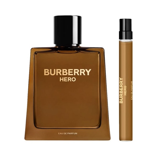 Set Burberry Hero Men ( 2 Pc ) 3.3 Oz Edp sp / 0.34 Oz Edp Sp