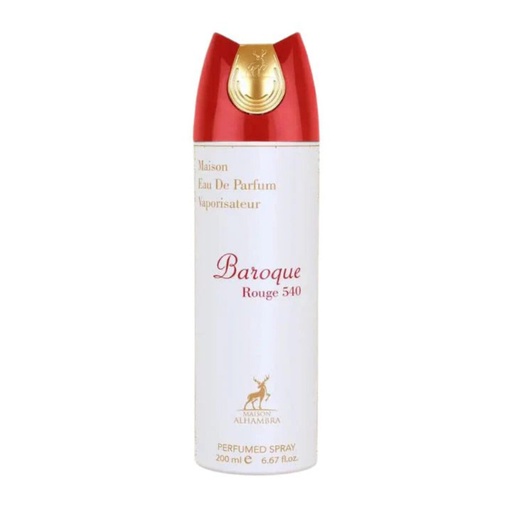 Body Spray Maison Alhambra Baroque Rouge 540 Unisex 6.7 Oz