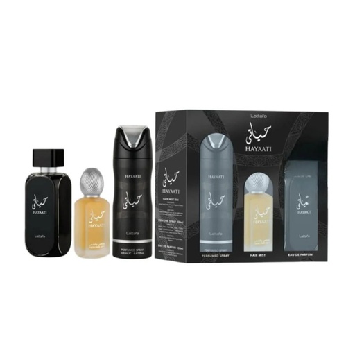 Lattafa Gift Set Hayaati Men 3Pzs